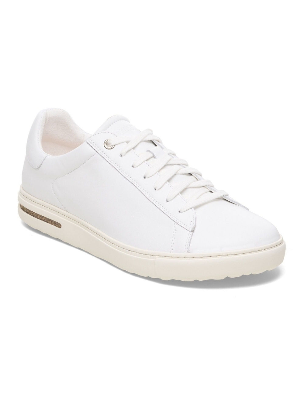 Birkenstock Bend Low Leather Sneaker Size 41 Medium/Narrow US 10/10.5 White